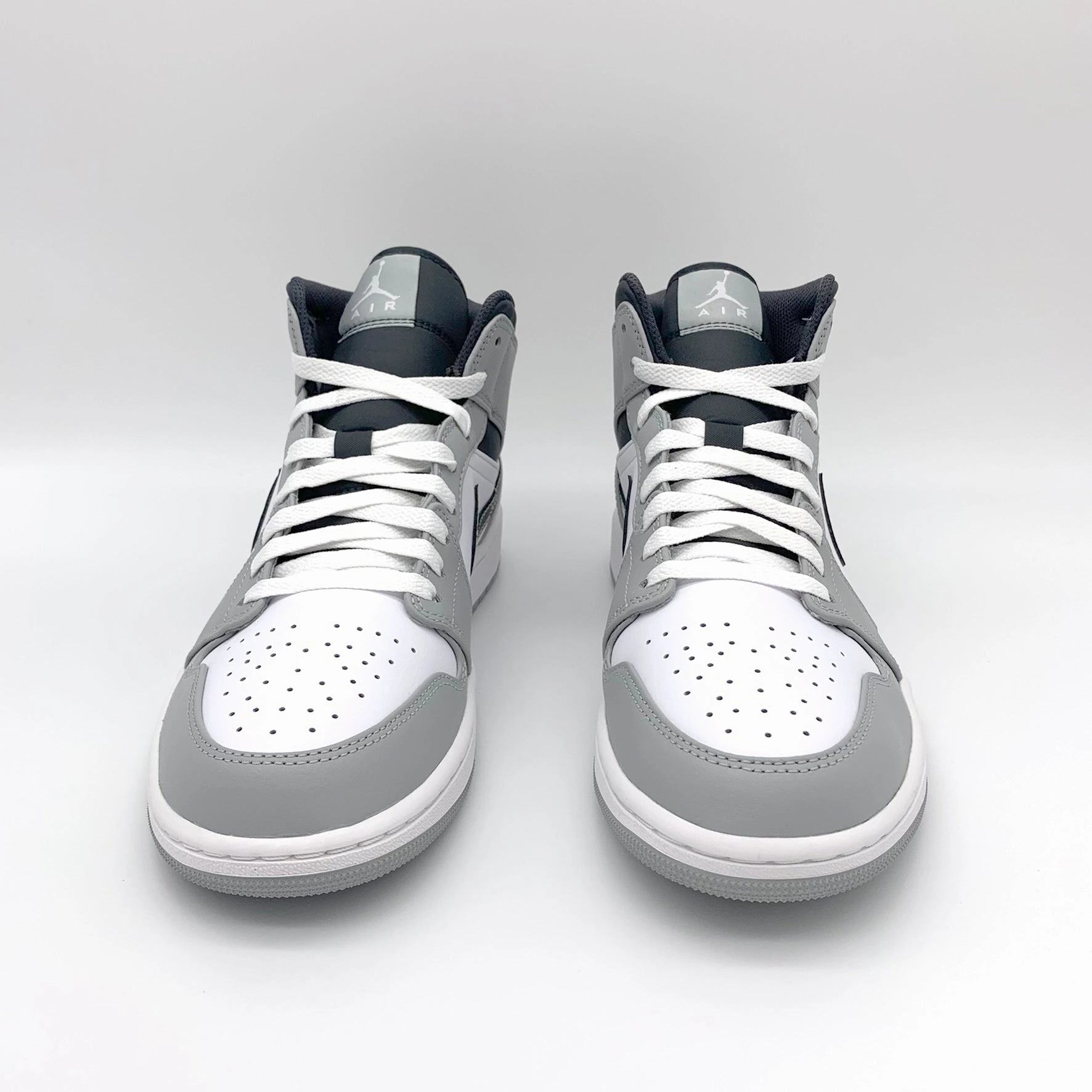 Jordan 1 Mid Light Smoke Grey Anthracite Italienische Sneaker Marken