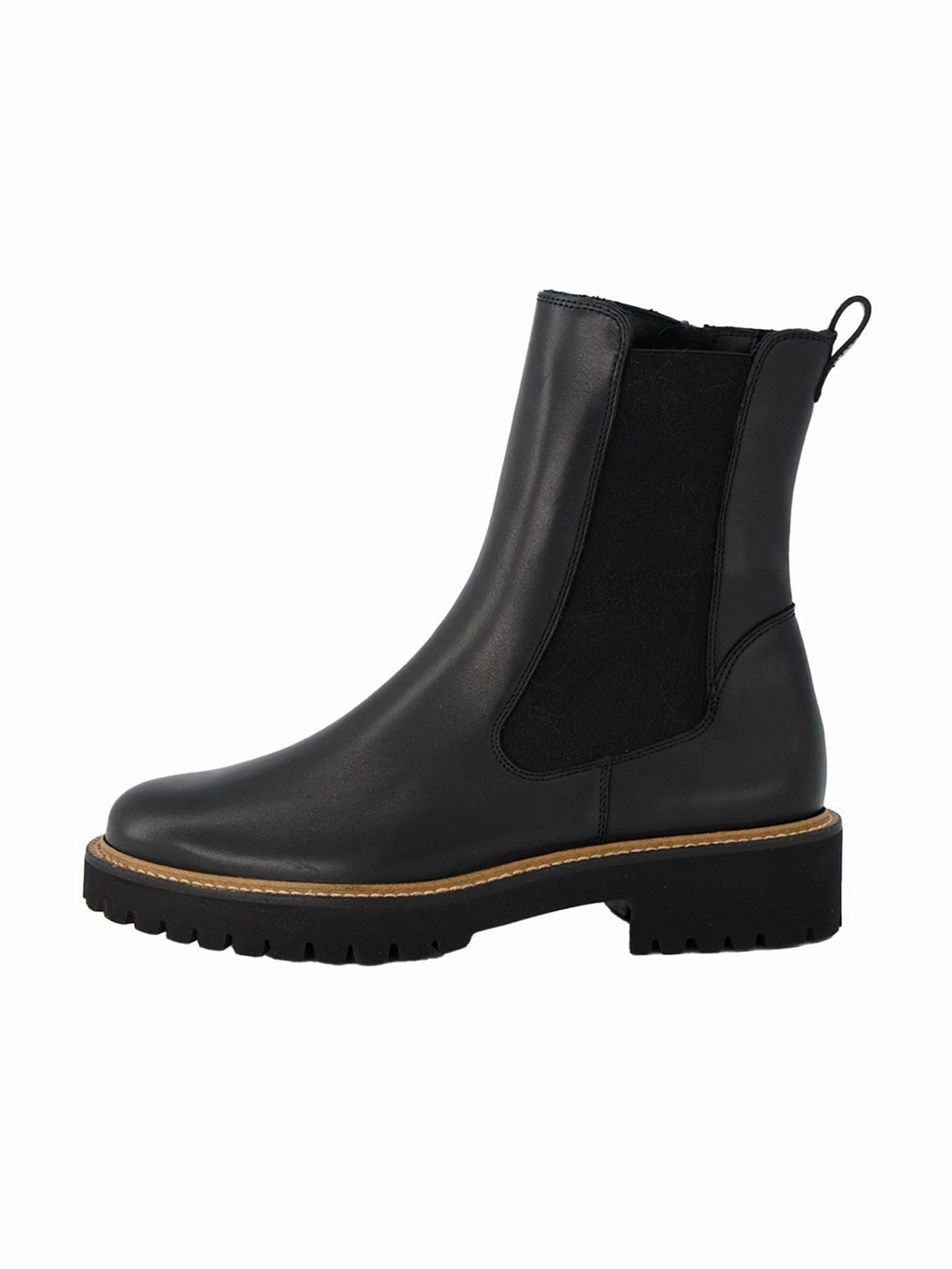 Stiefelette Classic Calf black Green Heeled Ankle Boots