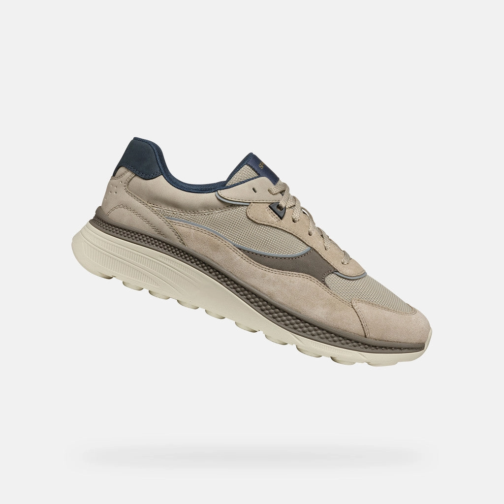 Chunky Sneaker Uno Wedge-hi Steps Geox Spherica Actif X1 Man Beige Sneaker