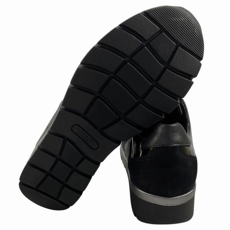 Waldlufer Damen Sneaker K-Ramona 626K02-413-001 Schwarz Soccer Sneaker