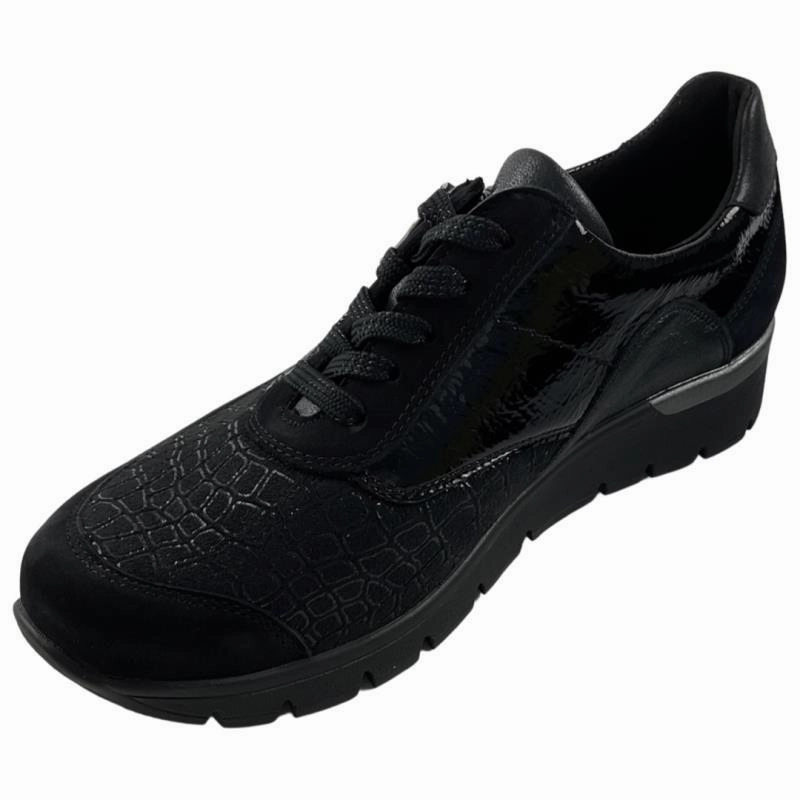 Waldlufer Damen Sneaker K-Ramona 626K02-413-001 Schwarz Sneaker Floral