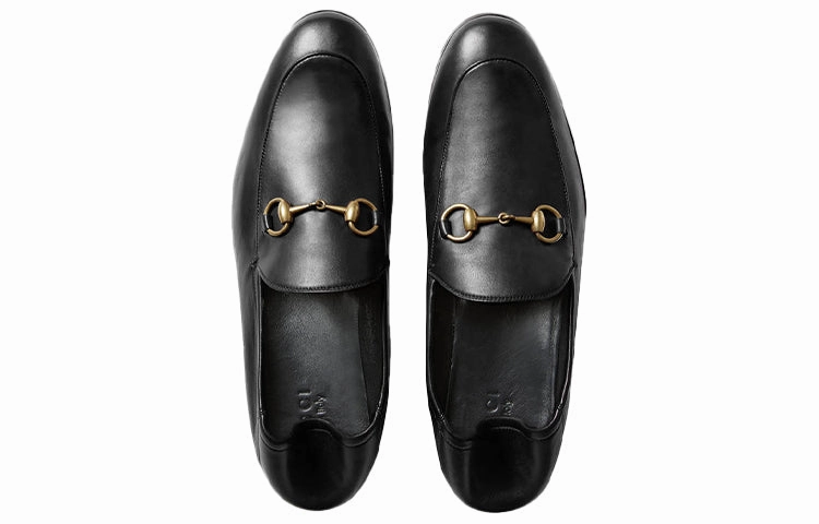 Herring Loafers 407314 DLC00 1000 GUCCI BLACK MEN SHOES