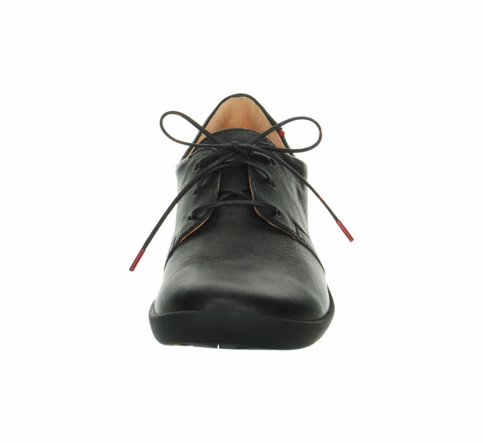 THINK Nature schwarz Lederleggings Mit Sneaker