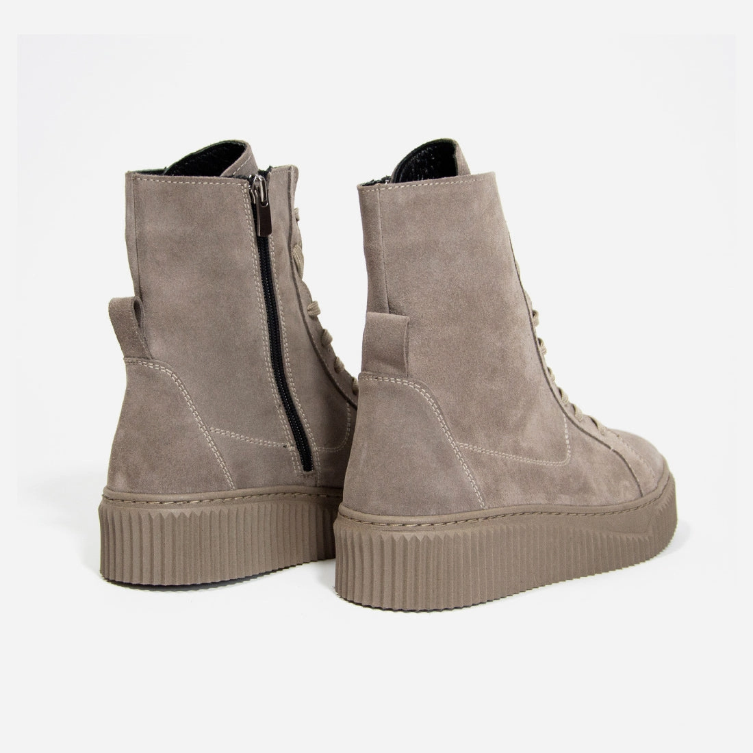 Ankle Boots Strumpfhose Damen Stiefeletten Looke JOLEE