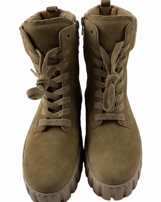 Gabor comfort  Plateau Stiefelette  76.786.35 Braun-Camel Warrior Heeled Ankle Boots