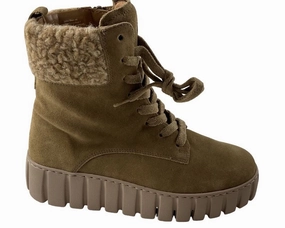 Ankle Boots Mit Weitschaft Gabor comfort  Plateau Stiefelette  76.786.35 Braun-Camel