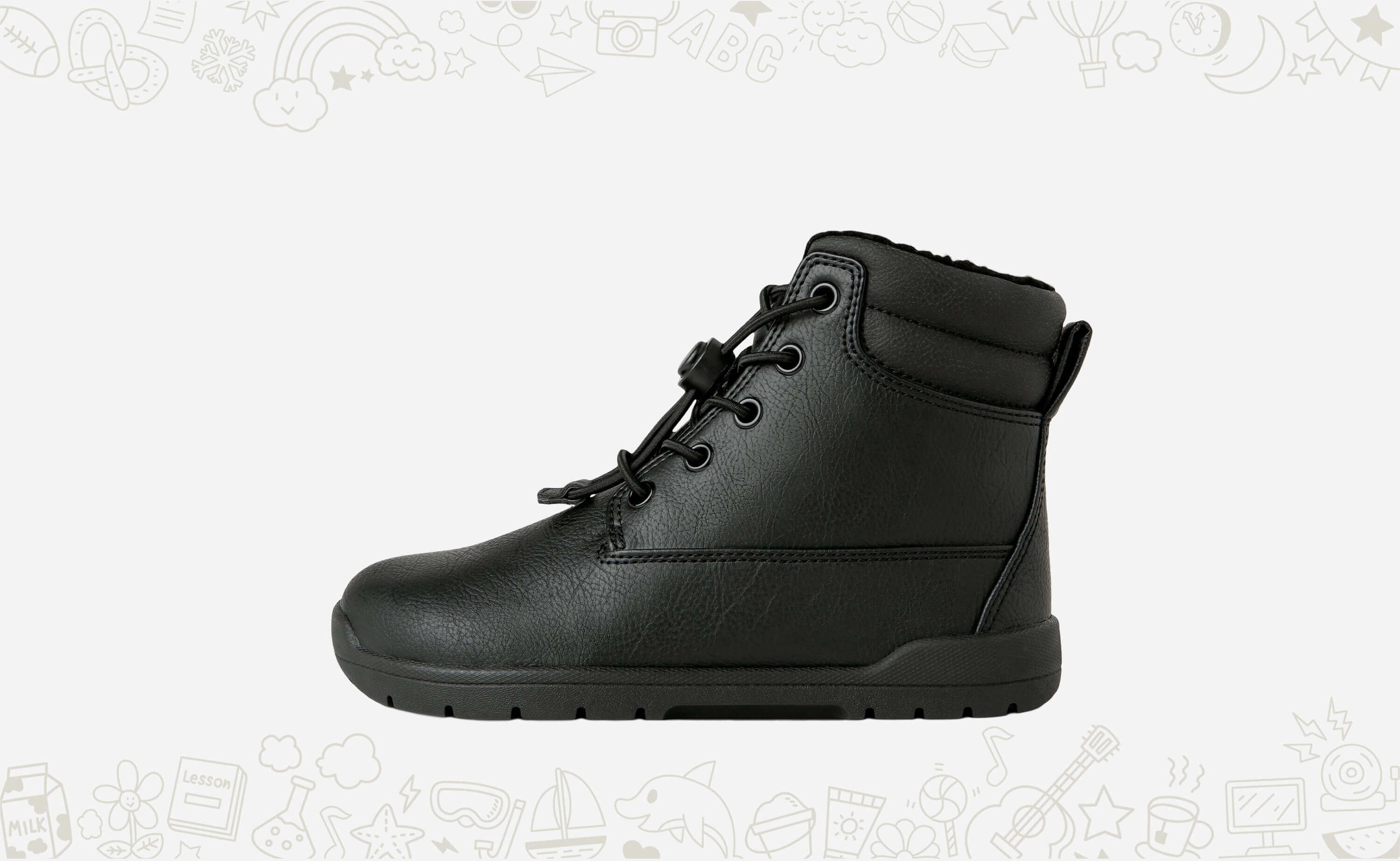 Wasserfeste Winterstiefel Patrol Winter Kids - All Black
