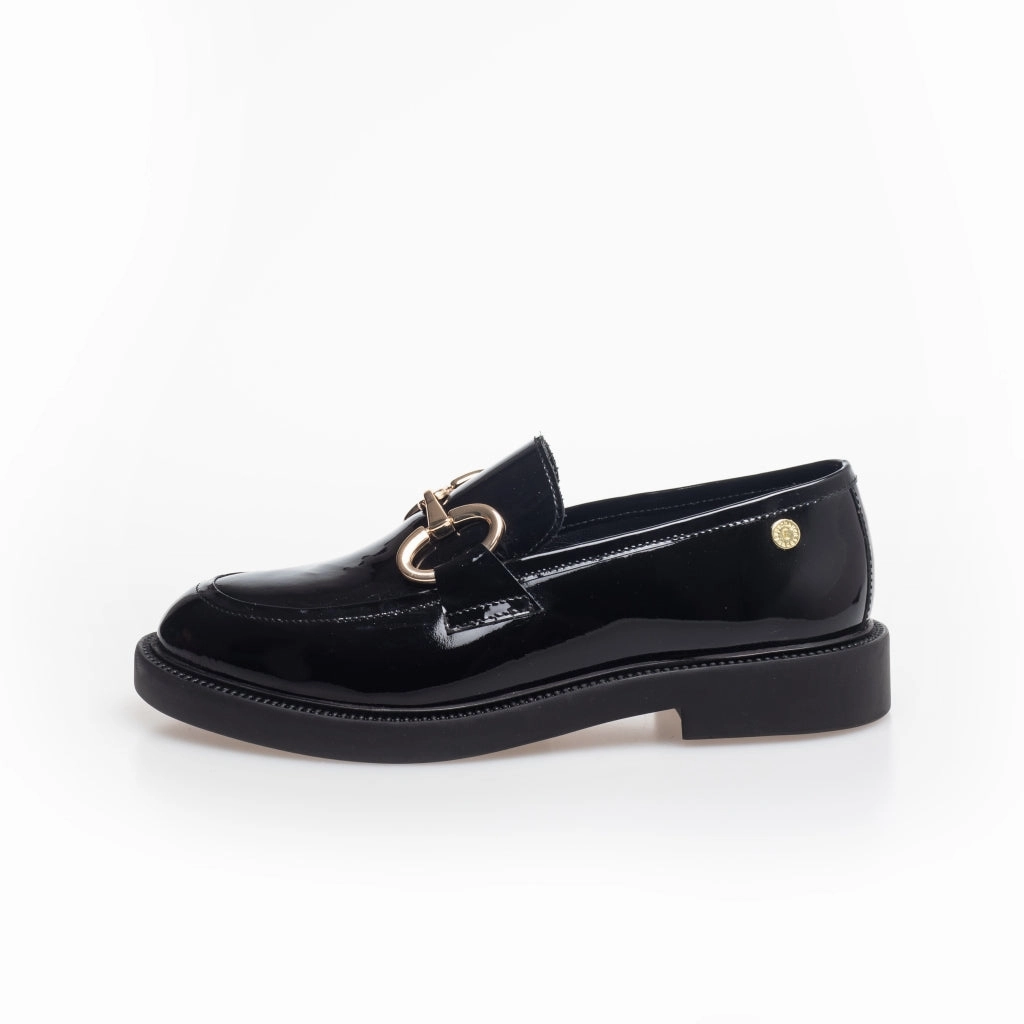AWAKE - Black patent Brown Loafers