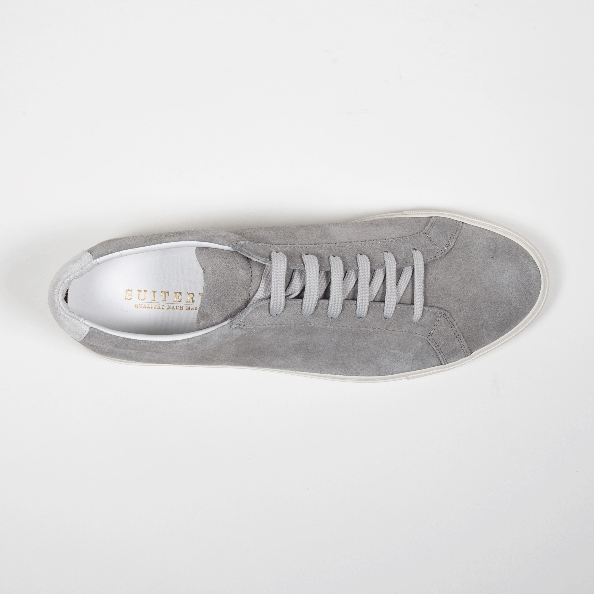 Herren Sneaker Leder Suitery Sneaker Dollaro Aluminio