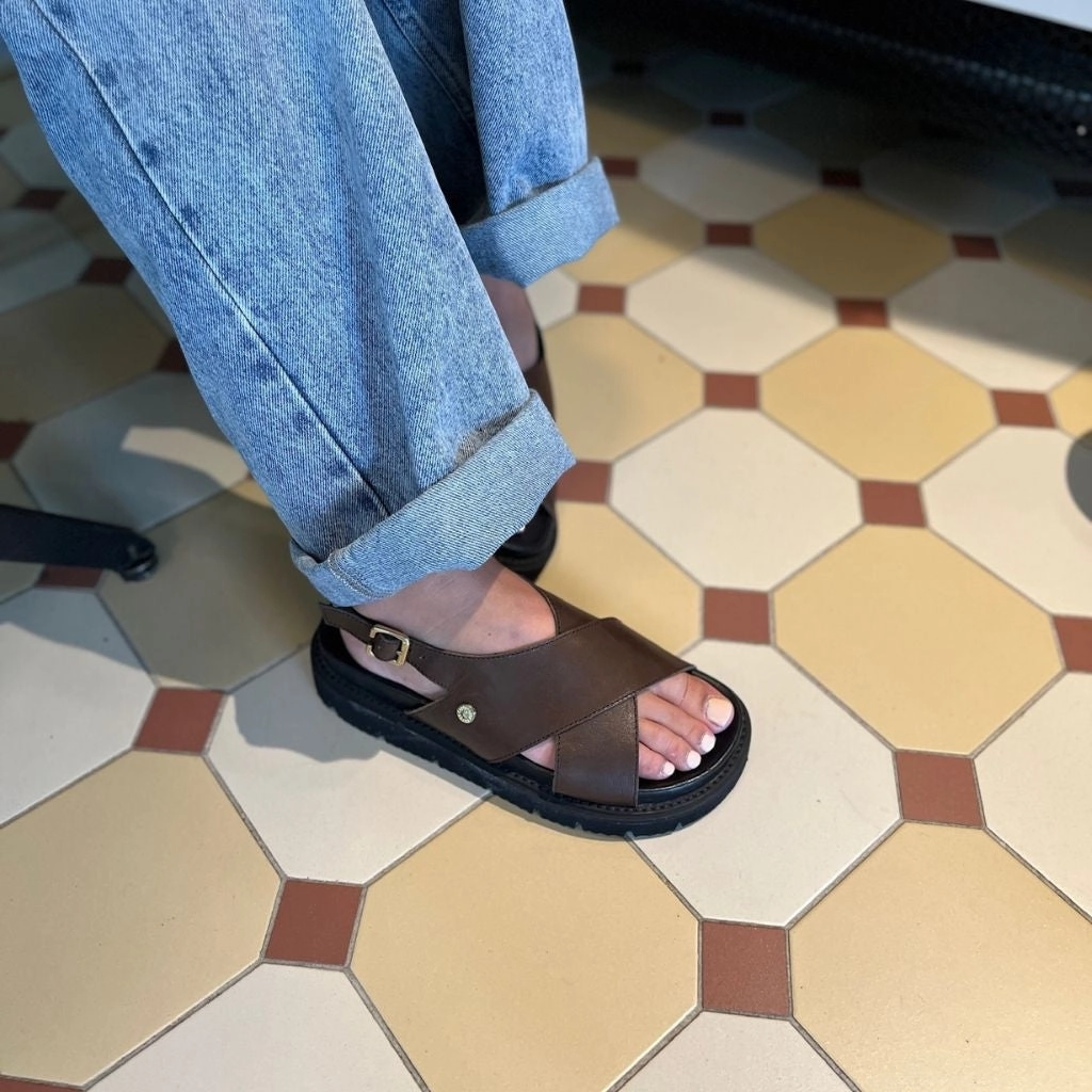 SUMMERTIME - DK BROWN Sandalen Für Tägliche Spaziergänge