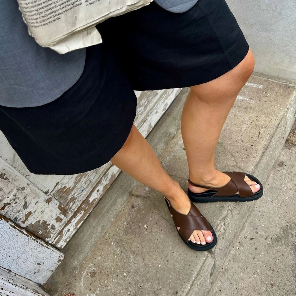 SUMMERTIME - DK BROWN Orthopädische Sandalen Kinder