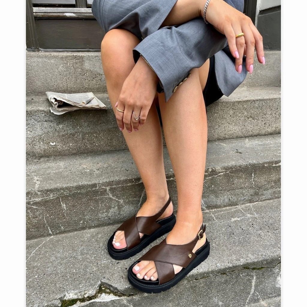 SUMMERTIME - DK BROWN Keen Sandalen 31