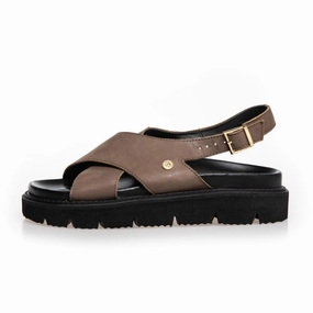 SUMMERTIME - DK TAUPE (ARMY) Fratelli Vanni Sandalen