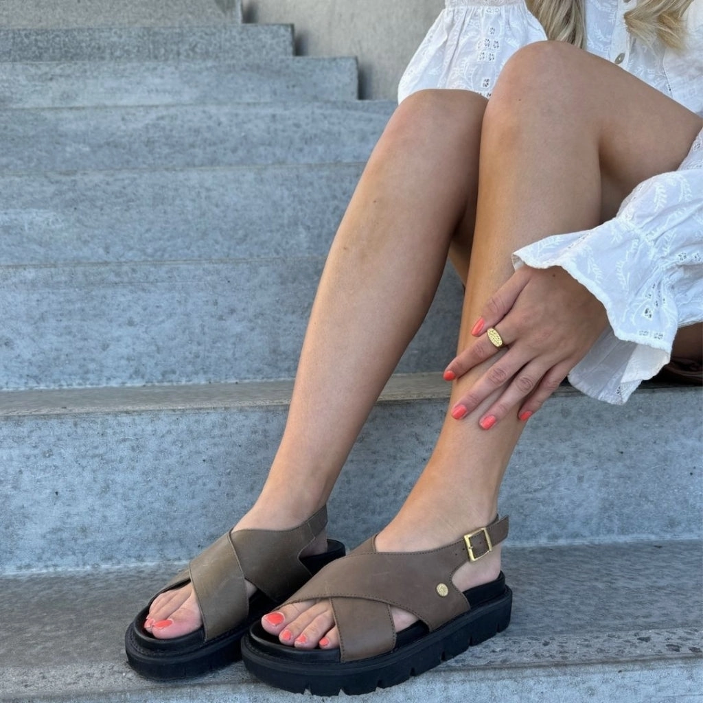 Sandalen Sommer 2025 SUMMERTIME - DK TAUPE (ARMY)