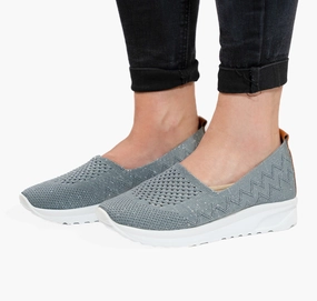 Damen Mokassins Looke FRANCENE Barfuß Laufschuhe