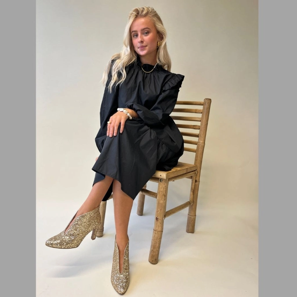 SUS GLITTER - GOLD GLITTER Ankle Boots Spitze