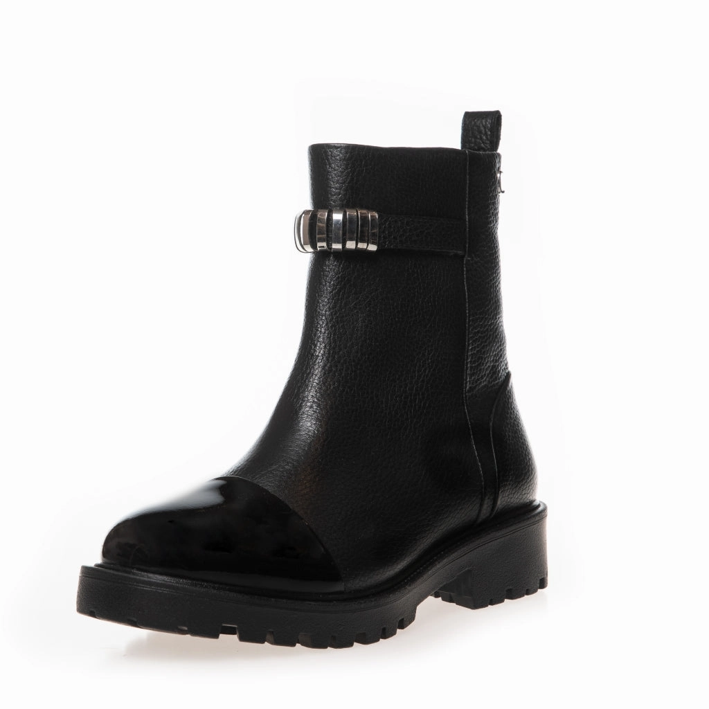 THE FAIRYTALE AND ME - BLACK/SILVER Stiefel Dicke Waden