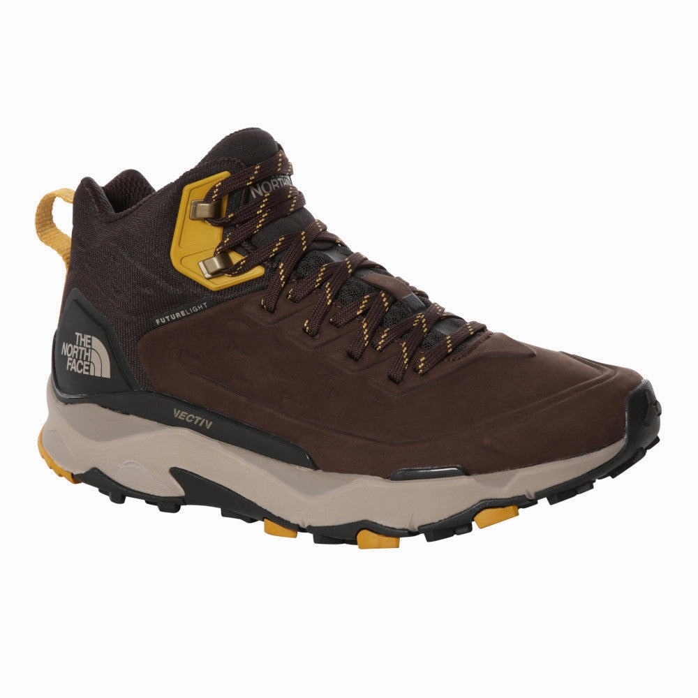 Hohe Stiefel Stylen The North Face - Herren Vectiv Futurelight Exploris Lederstiefel // Braun