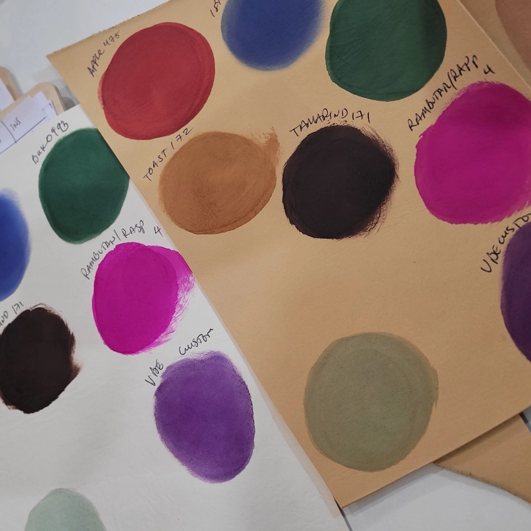 Denim With Loafers THE PENNY. BB NORI. MISMATCHED MASK AND LAKE IN TAHO AND PORPORA WITH BLACK THREAD. 2CM