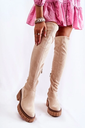 Thigh-Hight Boots model 173614 Step in style Spikes High Heels