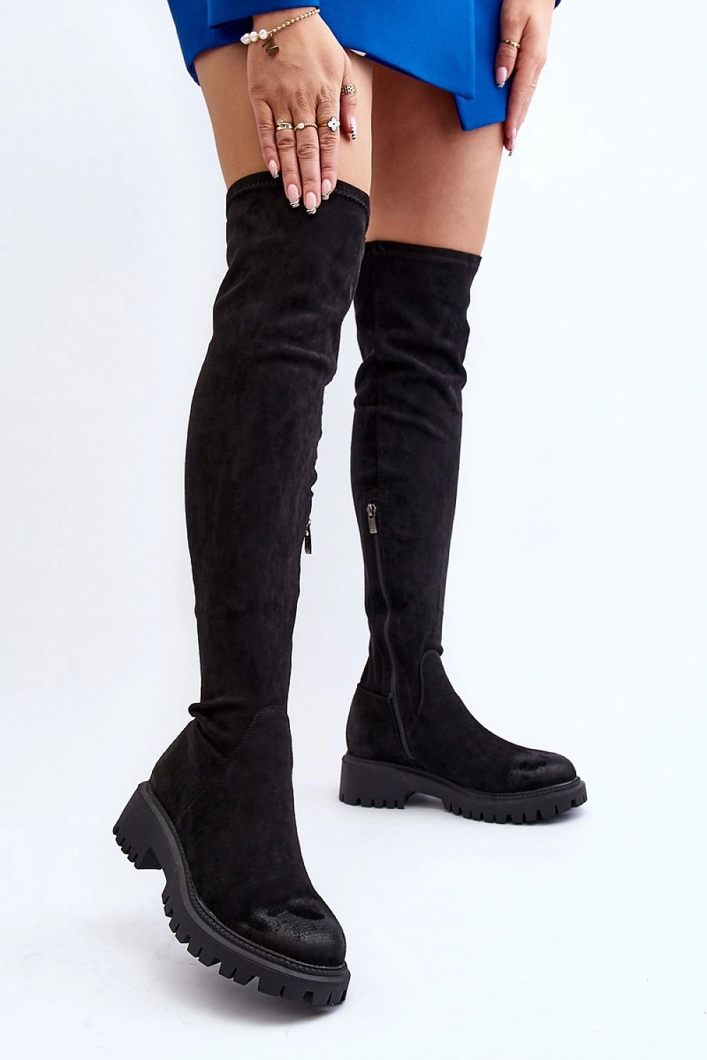 Thigh-Hight Boots model 191363 Step in style High Heels Sandaletten Keilabsatz