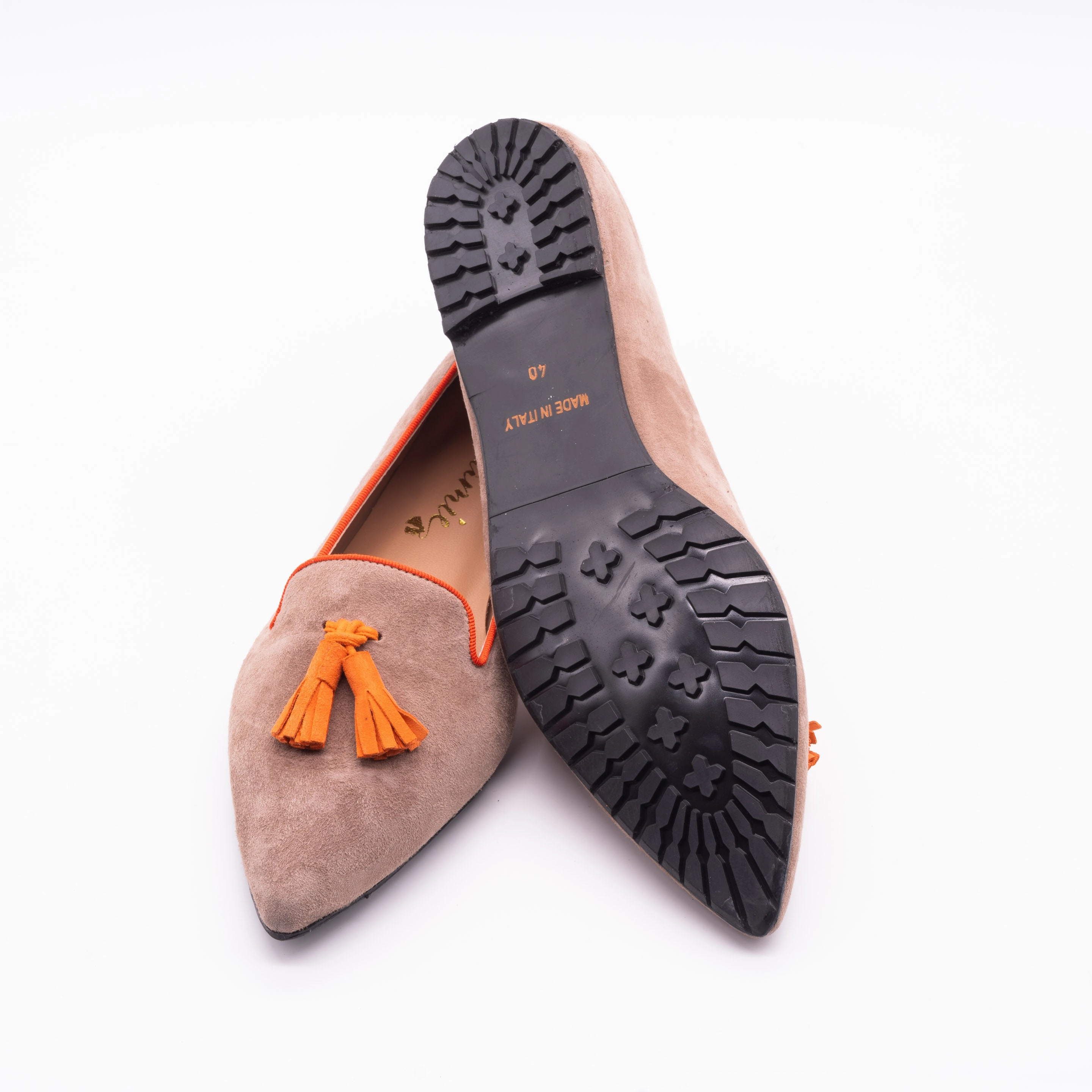 Above The Ground Penny Loafers Tiger-Acero