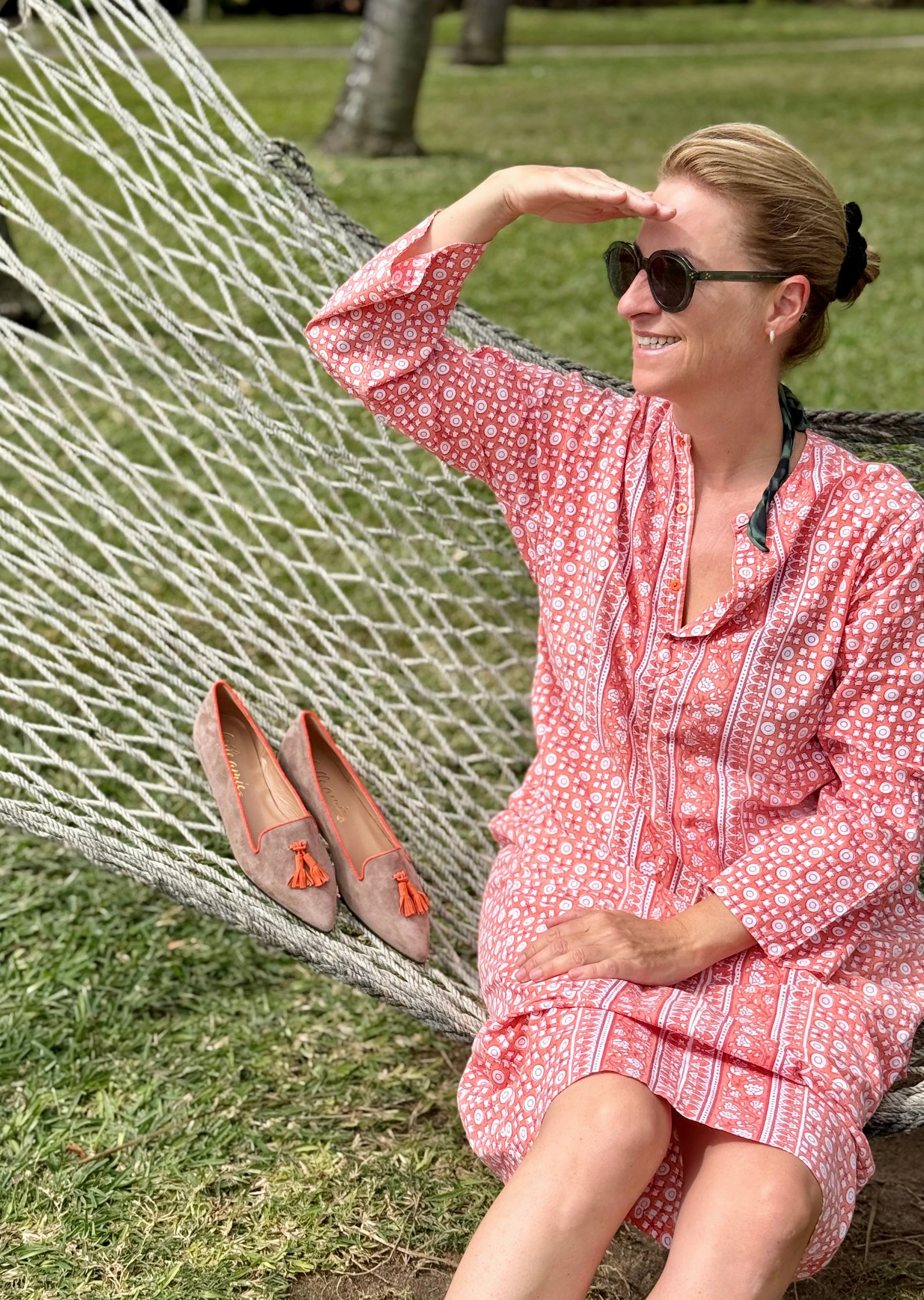 Tiger-Acero Boden Penny Loafers