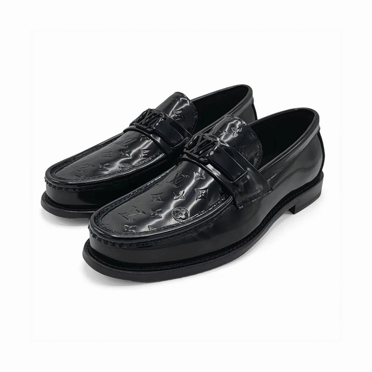 Loafers Svarta MAJOR LOAFER EMBOSED BLACK COL L/V SHOES MEN