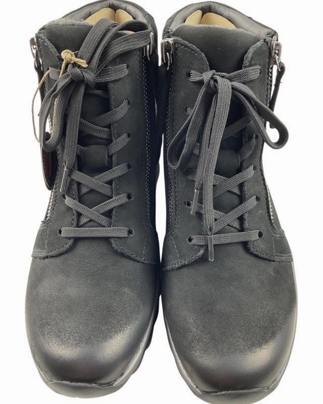 High Heels Center De Gabor Rollingsoft Damen Stiefelletten36.868.47 Nubuk Schwarz