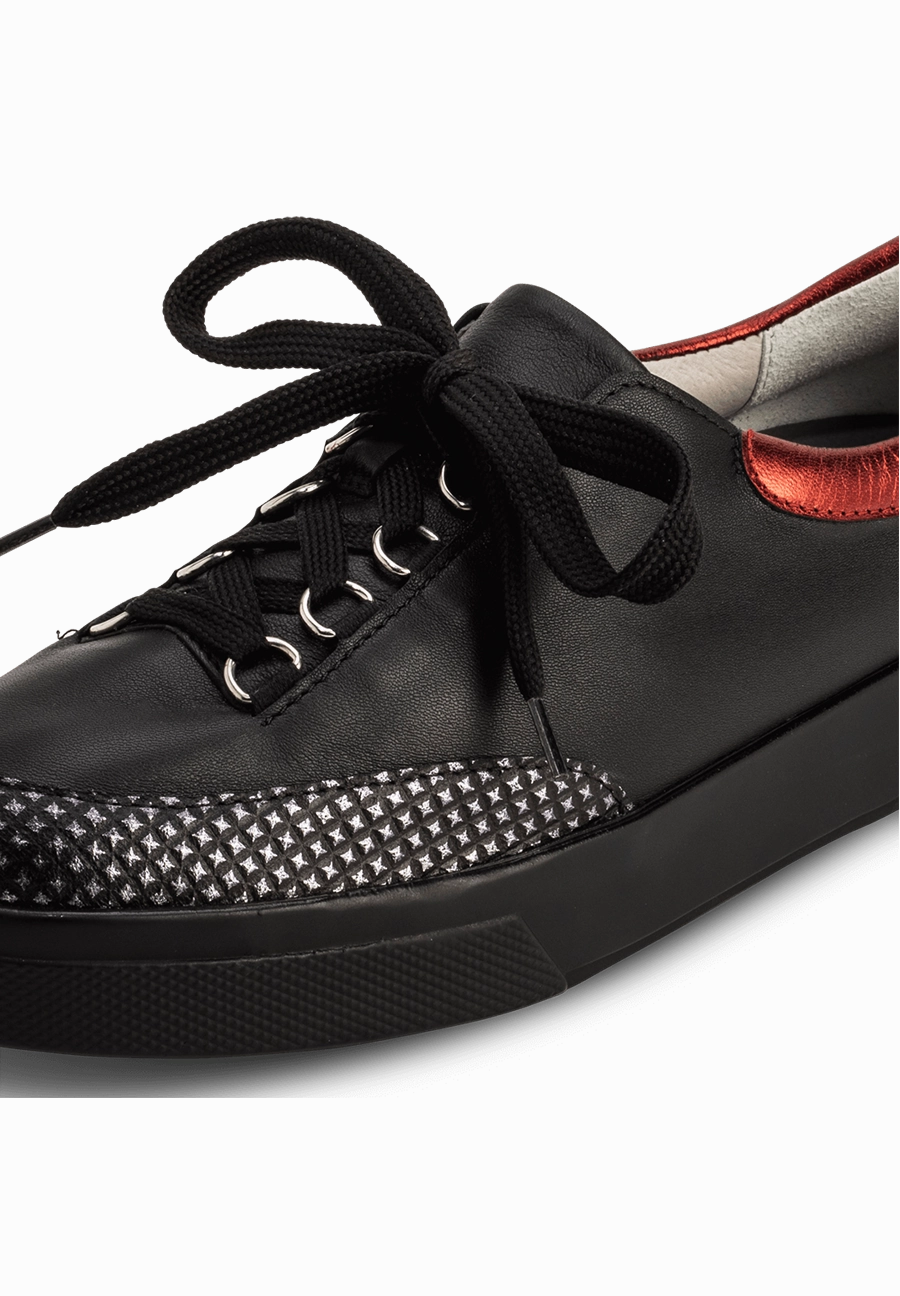 Nasa Beyond The Rainbow Sneaker urbaner Plateau-Sneaker Nappaleder