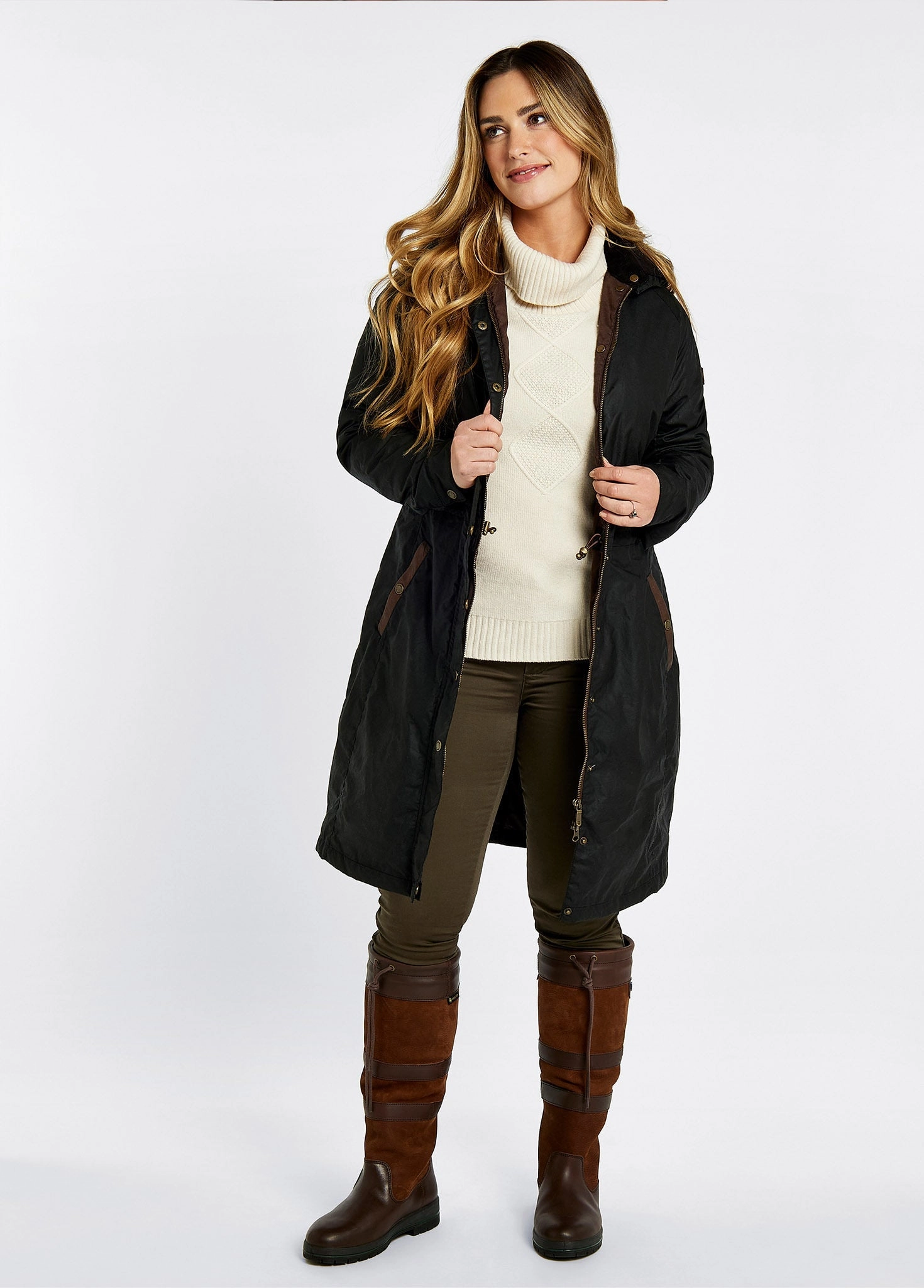 Stiefel Schaftweite ändern Galway Damen Outdoor-Stiefel ExtraFit - Walnut