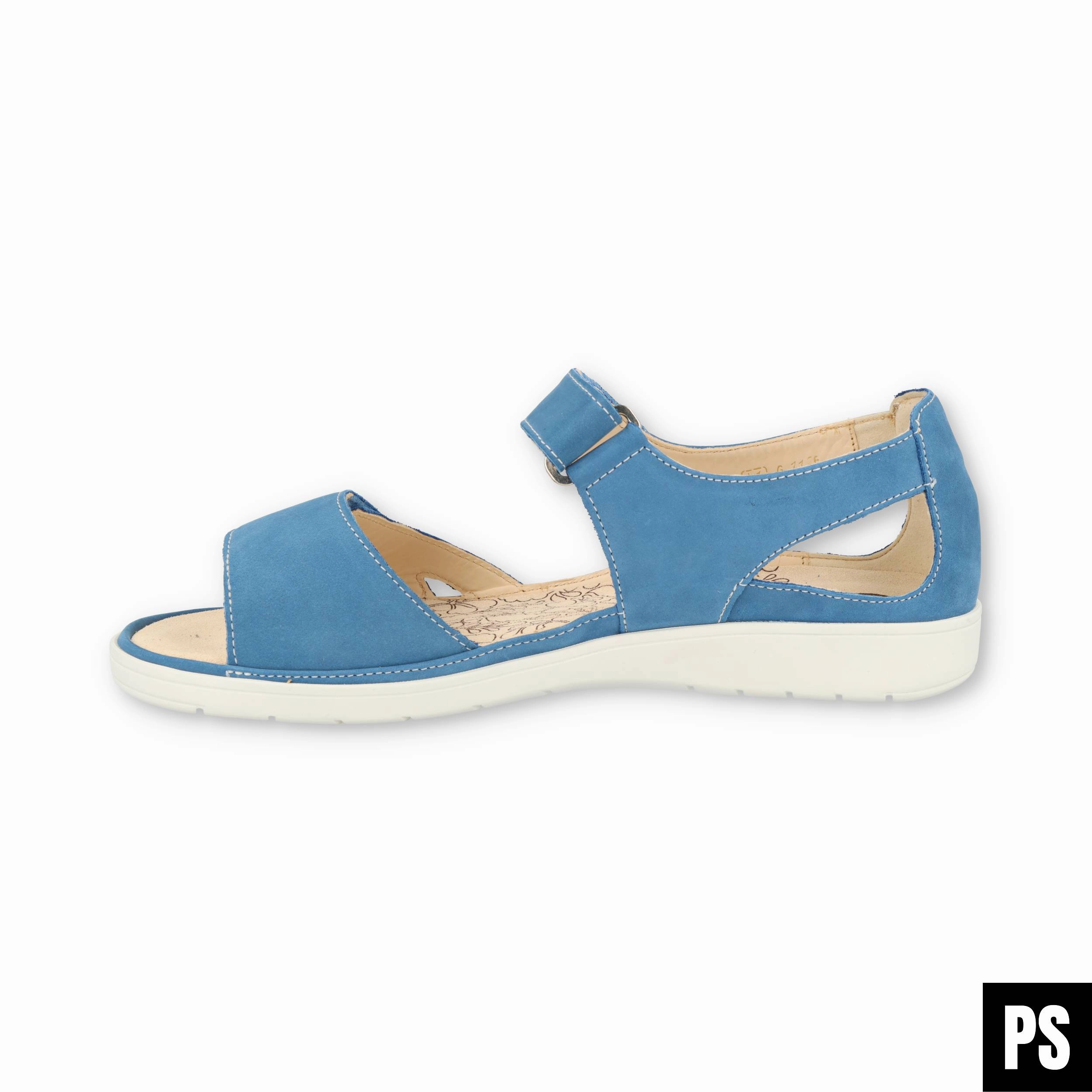 Sandalen Verhindern Ganter Gina pool blau Damen Sandalette Wechselfubett