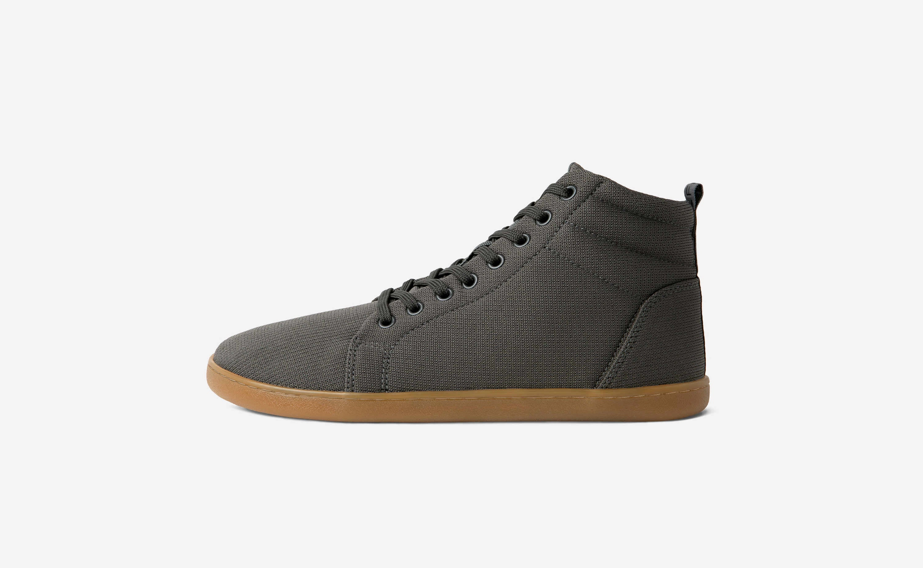 Highrise Knit - Gum Graphite Rote Plateau Sneaker