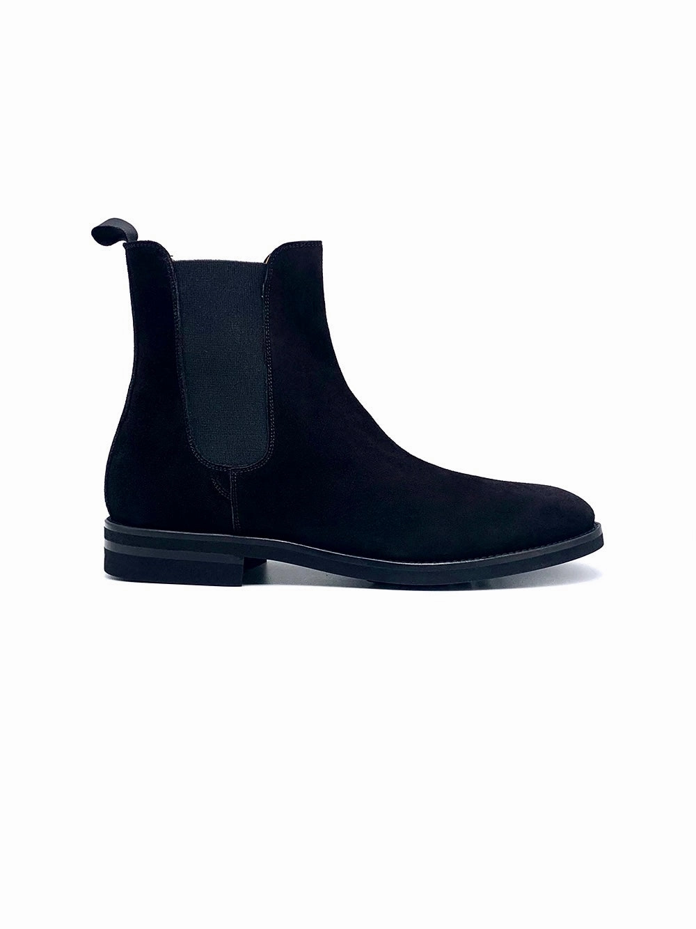 Herrenschuh Malaga - Rauleder Schwarz ( Premium Extra Light ) Harrods Ankle Boots