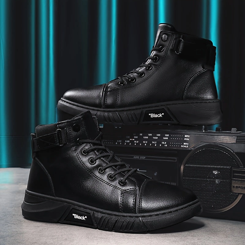 Moma Winterstiefel Winterstiefel Herren | Hoher Schaft Mit Schnrung Und Knchelriemen