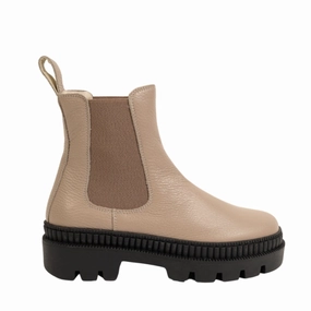 Stiefel 2000er KMB Chelsea Boots Taupe