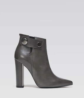 Ankle Boots Fall spitze Stiefelette Marta grau