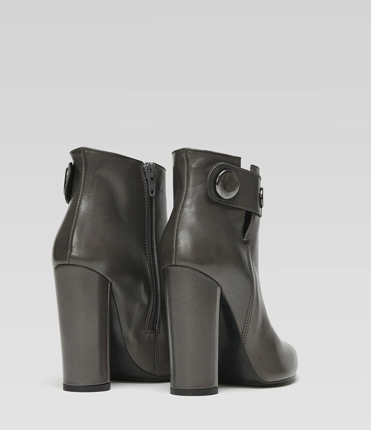 Ankle Boots Outfit Winter spitze Stiefelette Marta grau