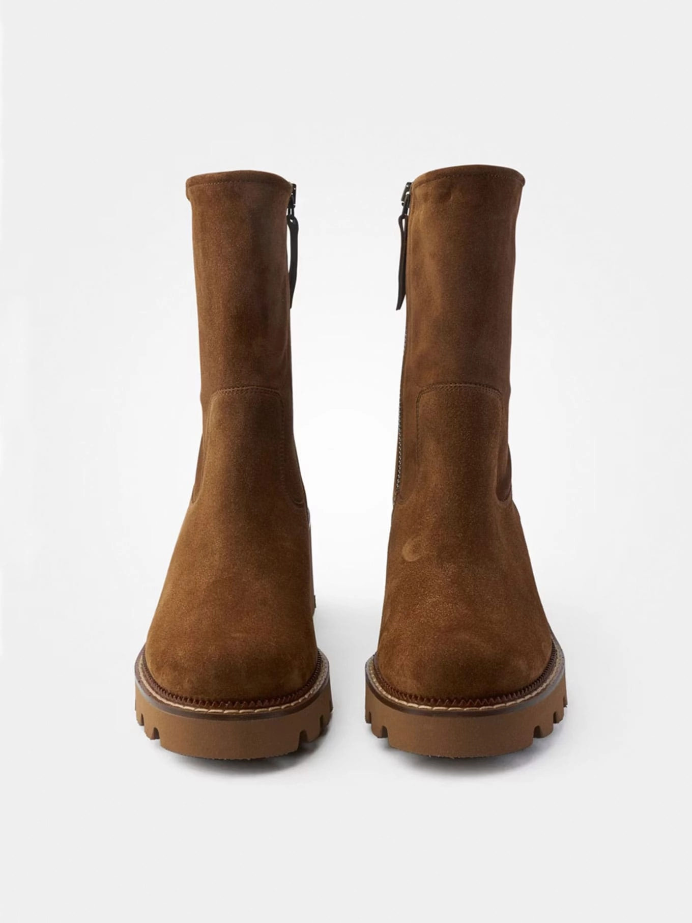 Stiefelette Soft Suede Toffee Designer Ankle Boots 2018