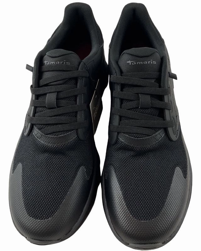 Tamaris Damen Sneaker Low 1-23700-44 Schwarz Mesh-Textil Viola Weller Sneaker