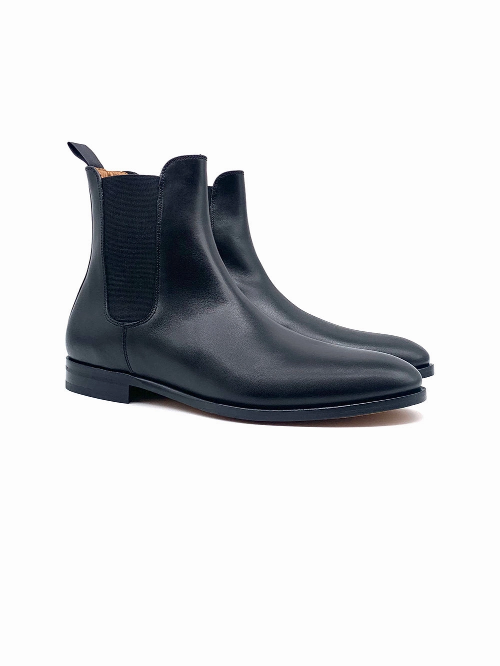 Herrenschuh Almeria - Kalbsleder Schwarz 1460 Ripple Leather Ankle Boots