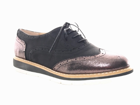 Damenschuhe Designer Schnrr Halbsschuhe Plateauschuhe Black # 122 Sicherheitsschuhe Portland