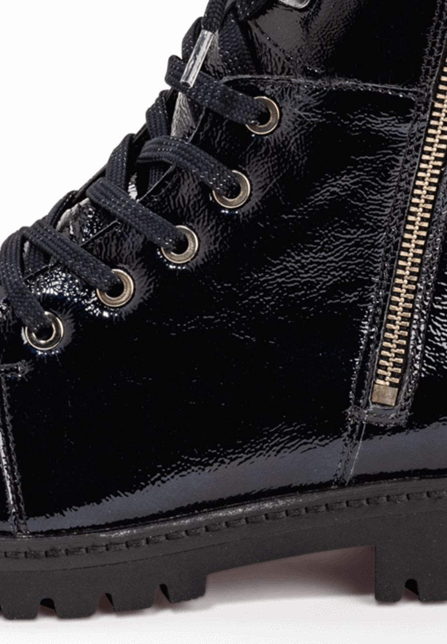 Emporio Armani Ankle Boots trendiger Bootie Nappaleder