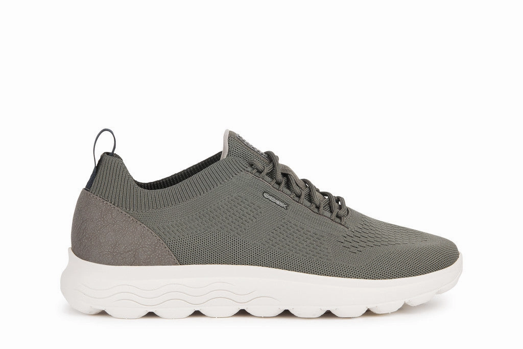 Geox Spherica Knitted Mrkegrn Sneaker Sneaker Venturi