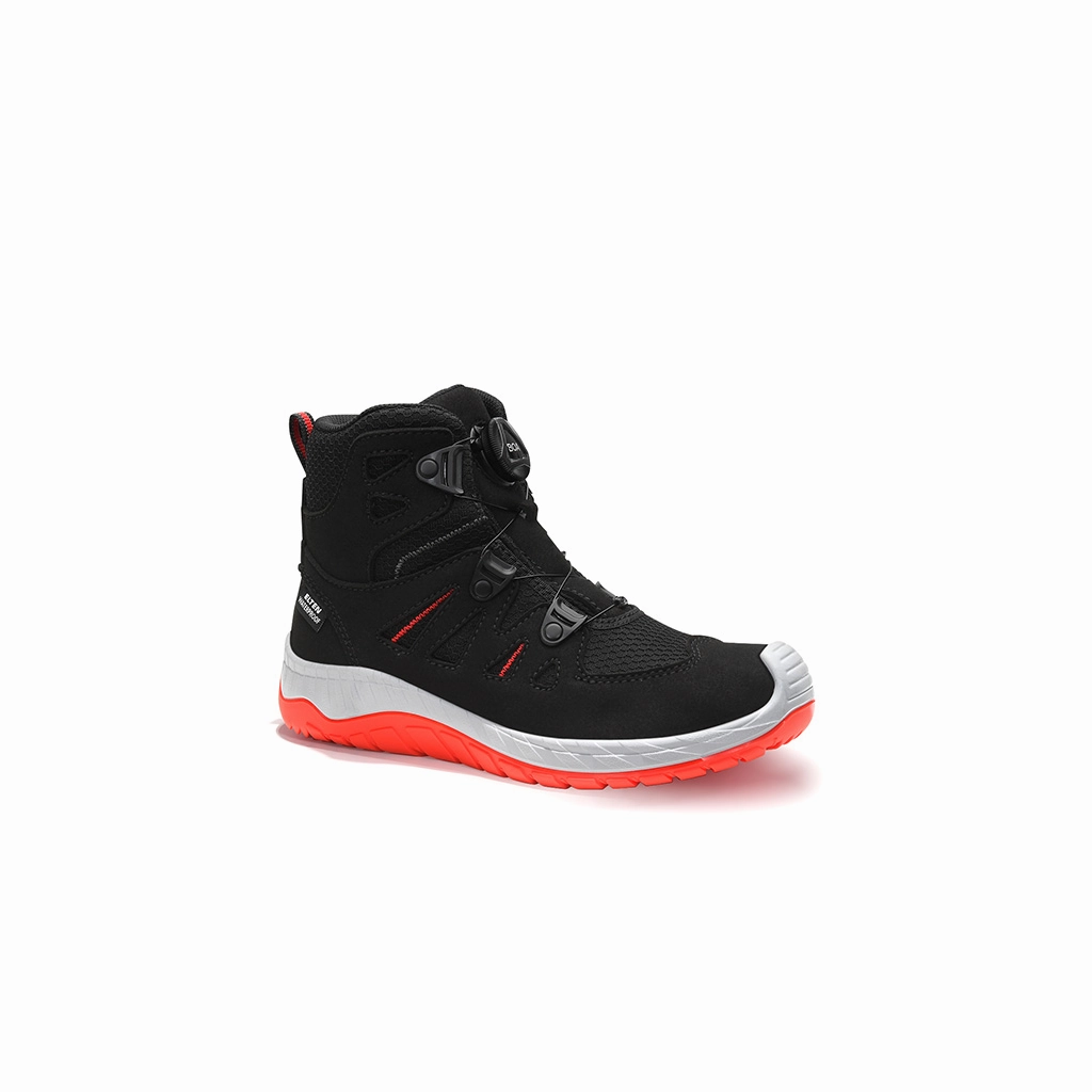 ELTEN MADDOX Kids BOA black-red Mid - 986000 Sixth Sens Stiefel