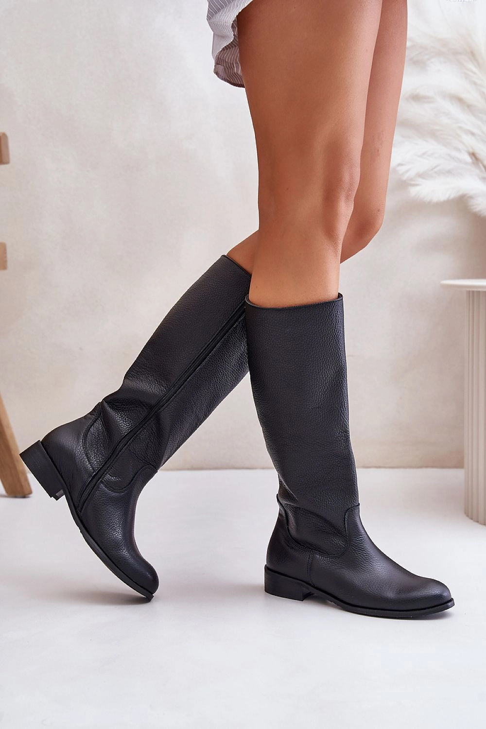 Thigh-Hight Boots model 201307 Step in style Flight Attendant High Heels