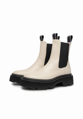 Outfits Chelsea Boots TRIXY LEATHER BOOT OFF WHITE