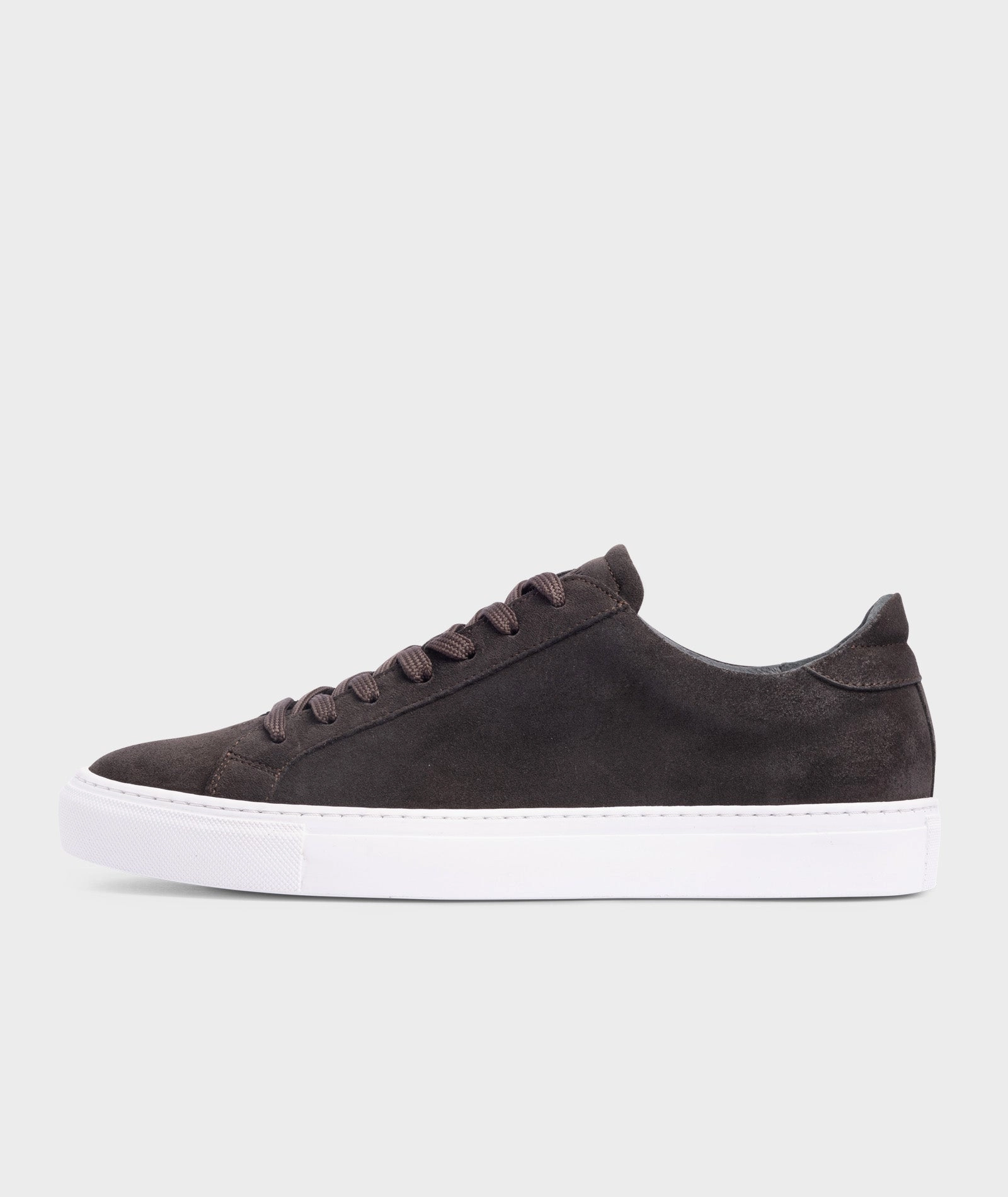 Type - Charcoal Waxed Suede Smart Sneaker