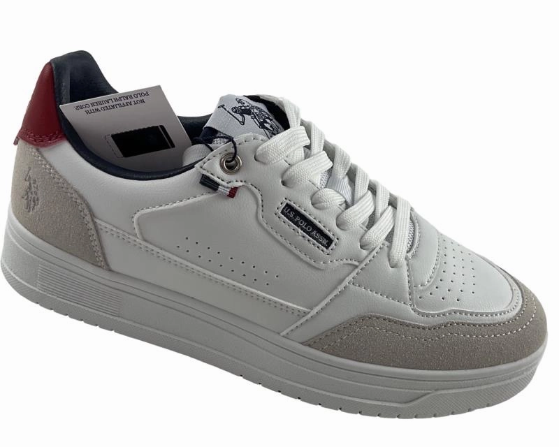 Sneaker Sports U.S. Polo Assn. Herren Sneaker KOSMO006-BWR Wei