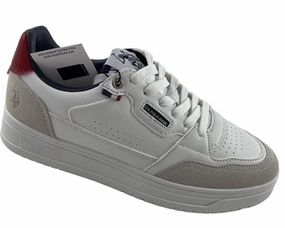 Grüne Sneaker U.S. Polo Assn. Herren Sneaker KOSMO006-BWR Wei